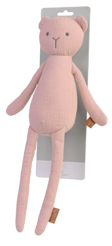 Plüschtier Pink Bär Organic 36 cm